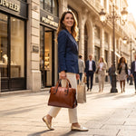 Sac cabas en cuir pour femme avec bandoulière - Vignette | Sacs pour tous