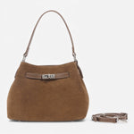 Sac à bandoulière en cuir suédé véritable pour femme - Vignette | Sacs pour tous