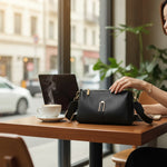 Sac en cuir de vachette femme – Structuré, léger et pratique - Vignette | Sacs pour tous