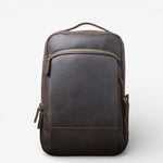 Sac à dos cuir véritable 15,6 pouces – Vintage & professionnel - Vignette | Sacs pour tous