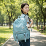 Sac à dos scolaire fille 32L, imperméable et robuste – École primaire & Collège - Vignette | Sacs pour tous