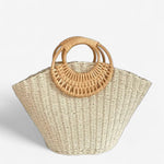 Sac en herbe tissée à la main – anse ronde et charme naturel - Vignette | Sacs pour tous