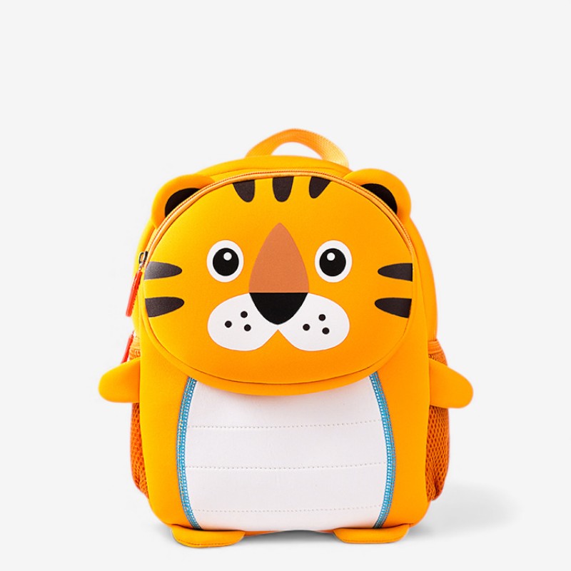Sac à dos enfant tigre vu de face