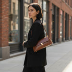 Sac épaule cuir femme – style baguette élégant - Vignette | Sacs pour tous