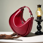 Sac porté épaule cuir de vachette femme – Forme croissant élégante - Vignette | Sacs pour tous