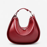 Sac porté épaule cuir de vachette femme – Forme croissant élégante - Vignette | Sacs pour tous