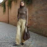 Sac épaule femme en cuir marron – souple et spacieux - Vignette | Sacs pour tous