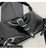 Sac hobo en cuir synthétique vernis – chic et pratique - Vignette | Sacs pour tous