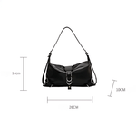 Sac hobo en cuir synthétique vernis – chic et pratique - Vignette | Sacs pour tous