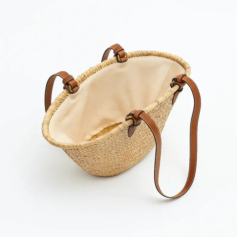 sac-main-paille-tressee-anses-cuir-ouvert