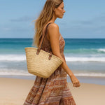 Sac à main en paille tressée artisanal – Élégance estivale - Vignette | Sacs pour tous