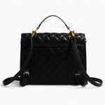 Sac matelassé noir femme – porté main ou sac à dos élégant - Vignette | Sacs pour tous