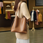 Sac porté épaule cuir femme – Grand format pratique et raffiné - Vignette | Sacs pour tous