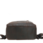 Sac à dos ordinateur cuir marron foncé – USB intégré - Vignette | Sacs pour tous