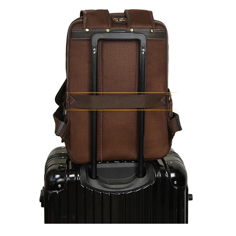 Dos du sac à dos avec attache trolley pour valise cabine