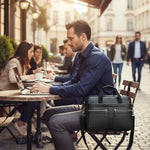Sac ordinateur homme en cuir véritable – Élégance et robustesse pro - Vignette | Sacs pour tous