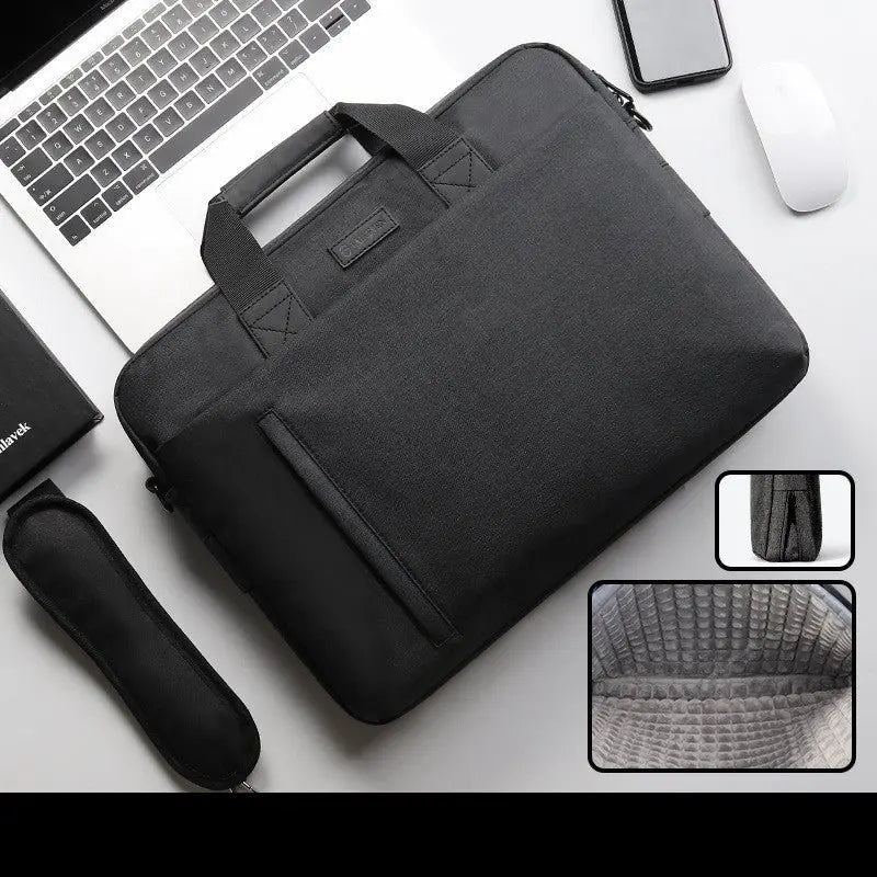 Sac pour ordinateur portable noir 13 à 15,6 pouces étanche et résistant