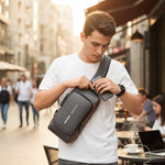 Sac de poitrine antivol homme – compact & sécurisé - Vignette | Sacs pour tous