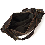 Sac de poitrine en cuir vintage marron – compact et élégant - Vignette | Sacs pour tous