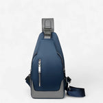 Sac de poitrine homme – toile Oxford avec port USB - Vignette | Sacs pour tous