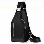 Sac de poitrine homme – toile Oxford avec port USB - Vignette | Sacs pour tous