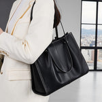 Sac porté épaule femme cuir véritable – 4 anses articulées - Vignette | Sacs pour tous