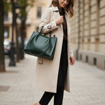 Sac porté épaule femme cuir véritable – 4 anses articulées - Vignette | Sacs pour tous