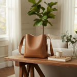 Sac porté épaule cuir femme – Grand format pratique et raffiné - Vignette | Sacs pour tous