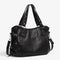 Sac porté épaule noir grande capacité présenté de face