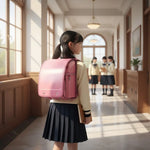 Sac Randoseru rose – Cartable japonais rigide et élégant - Vignette | Sacs pour tous