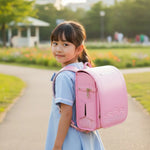 Sac Randoseru rose rigide – Cartable japonais élégant et durable - Vignette | Sacs pour tous