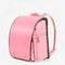 Sac Randoseru  en cuir PU rose, structure rigide japonaise