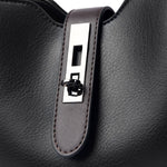 Sac seau femme en cuir PU ciré – chic et grande capacité - Vignette | Sacs pour tous