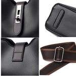 Sac seau femme en cuir PU ciré – chic et grande capacité - Vignette | Sacs pour tous