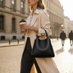 Sac seau cuir synthétique souple – Élégance et praticité - Vignette | Sacs pour tous