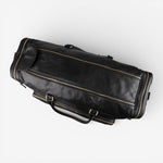 Sac de voyage cuir pleine fleur noir – Grand format structuré - Vignette | Sacs pour tous