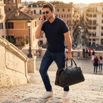 Sac de voyage en cuir véritable week-end - Vignette | Sacs pour tous