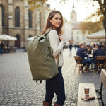 Sac à dos de voyage en toile robuste – Grande capacité - Vignette | Sacs pour tous