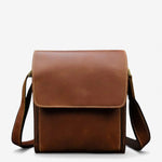 Sacoche en cuir à rabat pour homme – style vintage - Vignette | Sacs pour tous