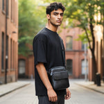 Sacoche homme en cuir – compacte et multi-rangements - Vignette | Sacs pour tous