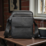 Sacoche homme en cuir – compacte et multi-rangements - Vignette | Sacs pour tous